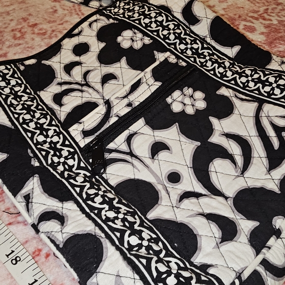 Vera Bradley Black and White Floral Bag - Picture 2 of 4